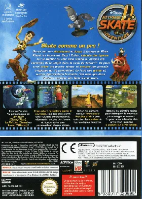 Disney's Extreme Skate Adventure box cover back
